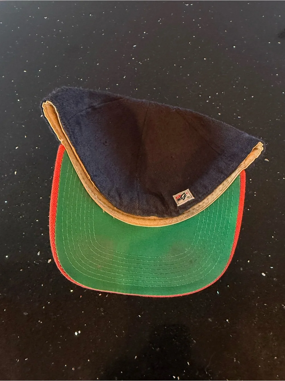 University of Illinois Vintage Navy and Orange Fighting Illini Fitted Hat